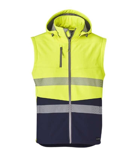 Picture of Syzmik, Unisex Streetworx 2 in 1 Stretch Softshell Taped Jacket